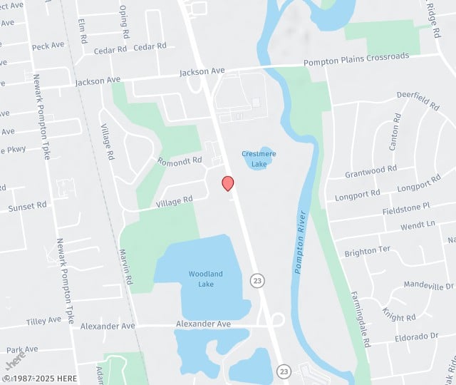 Location Map: Spa 23 Fitness and Lifestyle Pompton Plains, NJ 07444