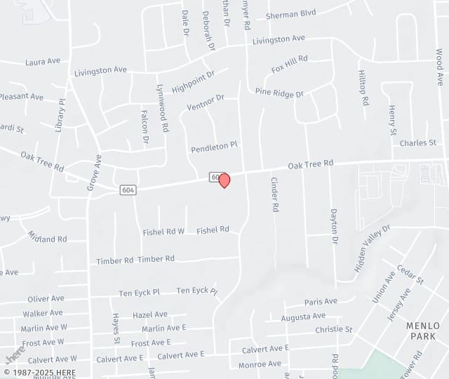 Location Map: 1775 Oak Tree Rd Edison, New Jersey 08820